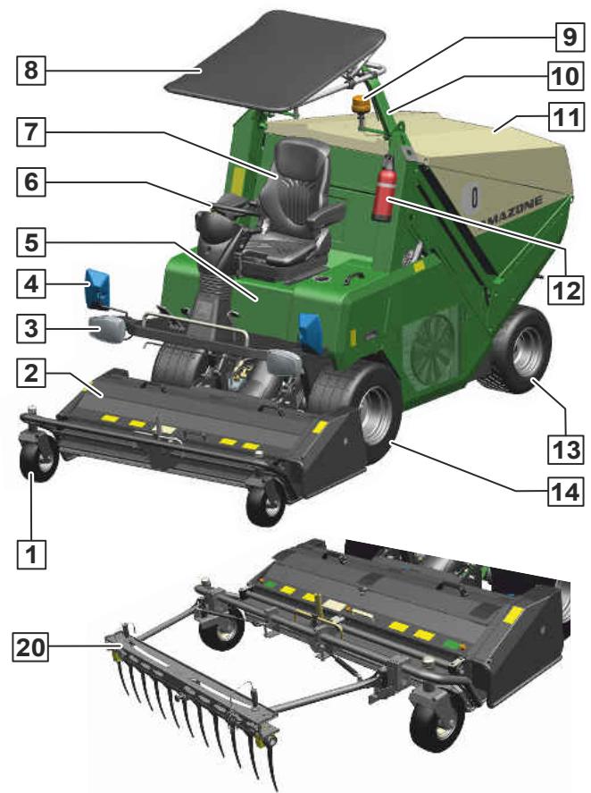 AMAZONE Profihopper 1500 SmartLine - Aperçu de la machine sans cabine - 1