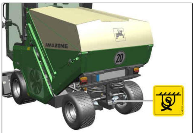 AMAZONE Profihopper 1500 SmartLine - Arrimer la machine - 2
