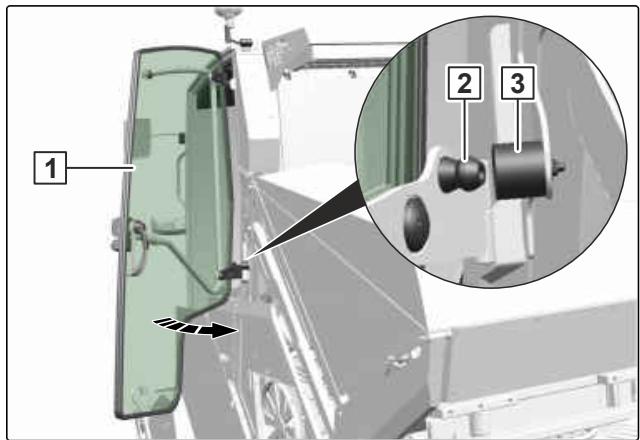 AMAZONE Profihopper 1500 SmartLine - Ouvrir et fermer les portes pour les opérations de maintenance - 2