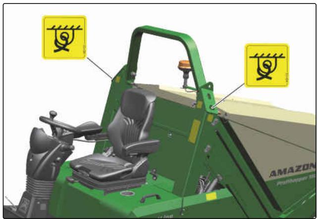 AMAZONE Profihopper 1500 SmartLine - Arrimer la machine - 1