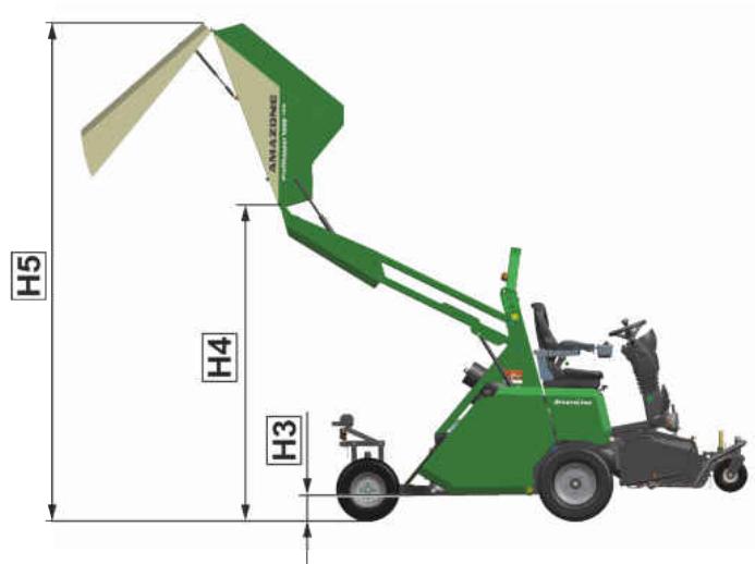 AMAZONE Profihopper 1500 SmartLine - Dimensions sans cabine - 3