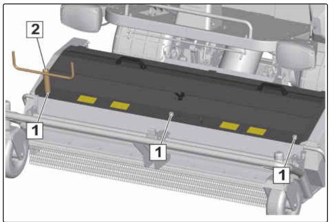 AMAZONE Profihopper 1500 SmartLine - Fermer le couvercle de protection du rotor - 2