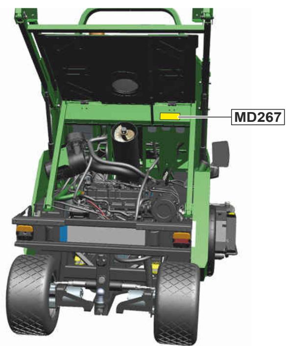 AMAZONE Profihopper 1500 SmartLine - Positions des pictogrammes d'advertisement - 3