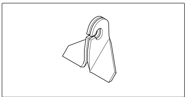 AMAZONE Profihopper 1500 SmartLine - Couteau de ventilation court H60 - 1