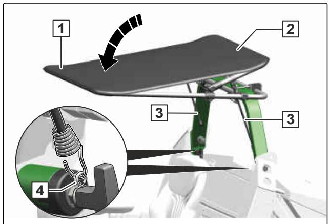 AMAZONE Profihopper 1500 SmartLine - Ouvrir la bache de protection contre les intempéries - 1