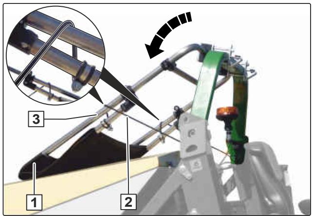 AMAZONE Profihopper 1500 SmartLine - Rabattre la bache de protection contre les intempéries - 1