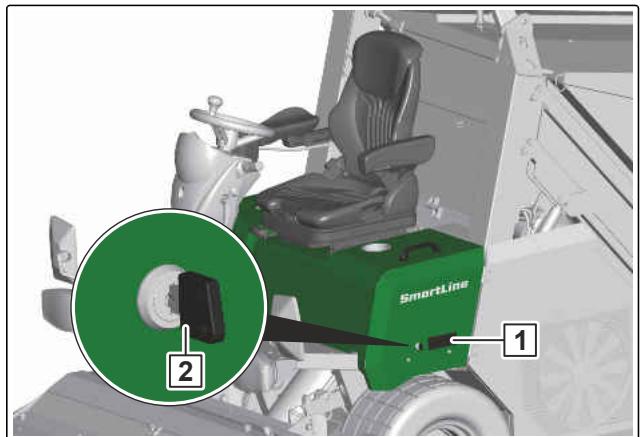AMAZONE Profihopper 1500 SmartLine - Fermer le support de siège - 1