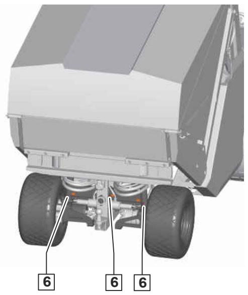 AMAZONE Profihopper 1500 SmartLine - Aperçu des points de lubricification - 2
