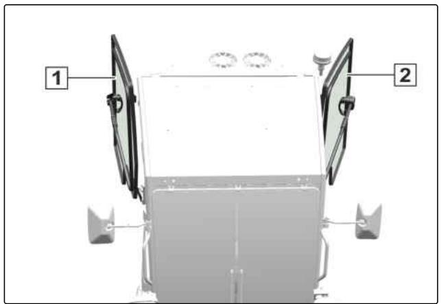 AMAZONE Profihopper 1500 SmartLine - Ouvrir le support de siège - 1