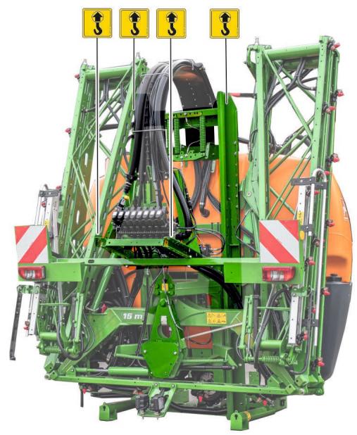 AMAZONE UF 901 - Charger la machine avec une grue - 1