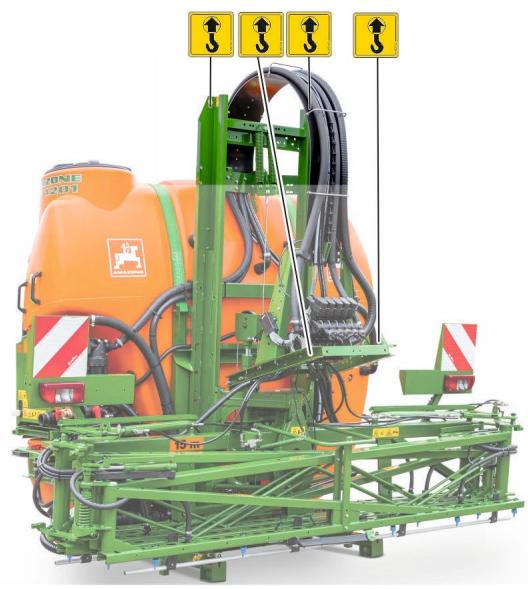 AMAZONE UF 901 - Charger la machine avec une grue - 2