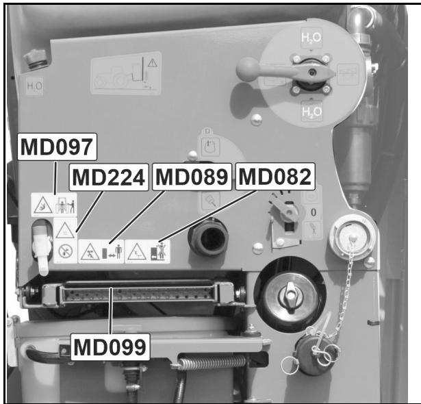 AMAZONE UF 901 - Pictogrammes d'avertissement - 2