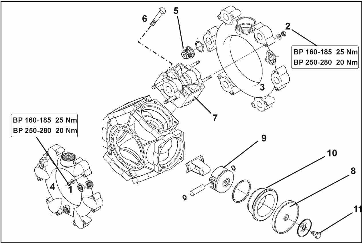 AMAZONE UF 901 - Contrôle et remplacement du piston membrane (opération en atelier) - 2