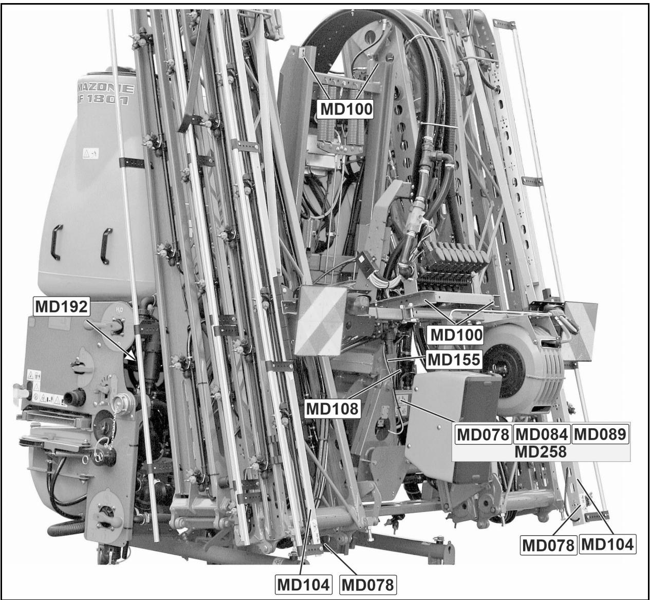 AMAZONE UF 1201 - Ramp de pulverisation Super S - 1