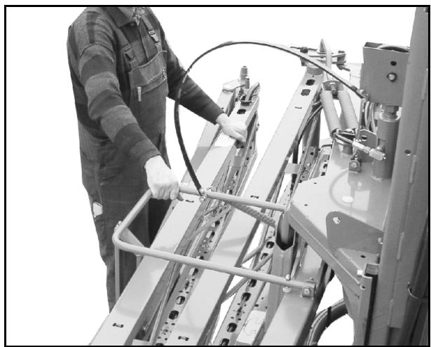 AMAZONE UF 1201 - Dépliage de la rampe de pulverisation - 1