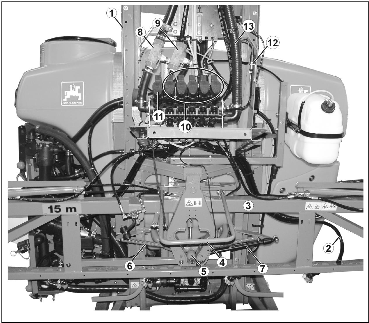 AMAZONE UF 1201 - Ramp de pulverisation Q-plus - 1