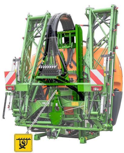 AMAZONE UF 1201 - Arrimage de la machine - 2