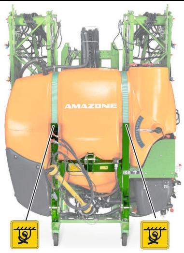 AMAZONE UF 1201 - Arrimage de la machine - 1