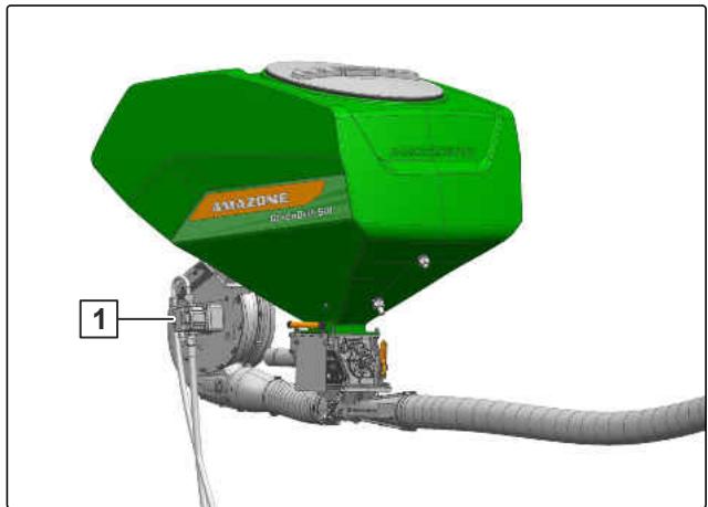 AMAZONE GreenDrill 501-H - Réglage du régime de la turbine à l'aide du limiteur de pression carré - 1
