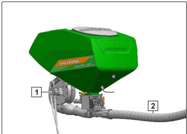 AMAZONE GreenDrill 501-H - Section de convoyage possédant sa propre turbine - 1