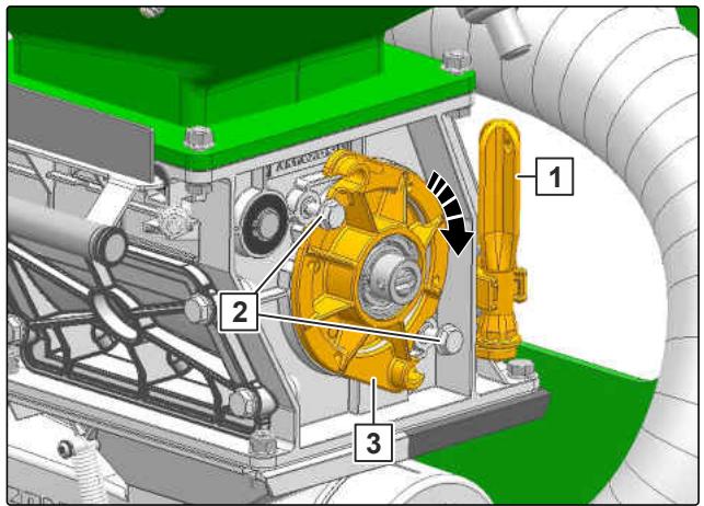 AMAZONE GreenDrill 501-H - Montage du tambour de dosage - 2