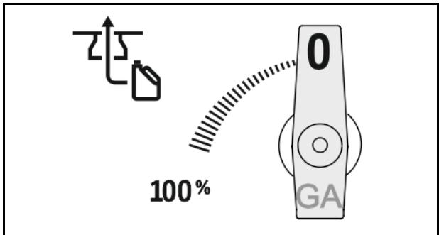 AMAZONE UF 1002 - Robinet sélecteur aspiration du fût (GA) - 2