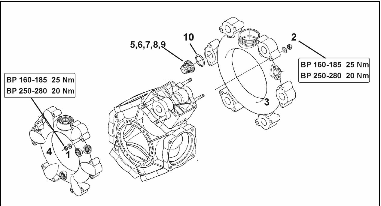 AMAZONE UF 1002 - Vérification et remplacement des clapets d'aspiration et de refoulement - 2