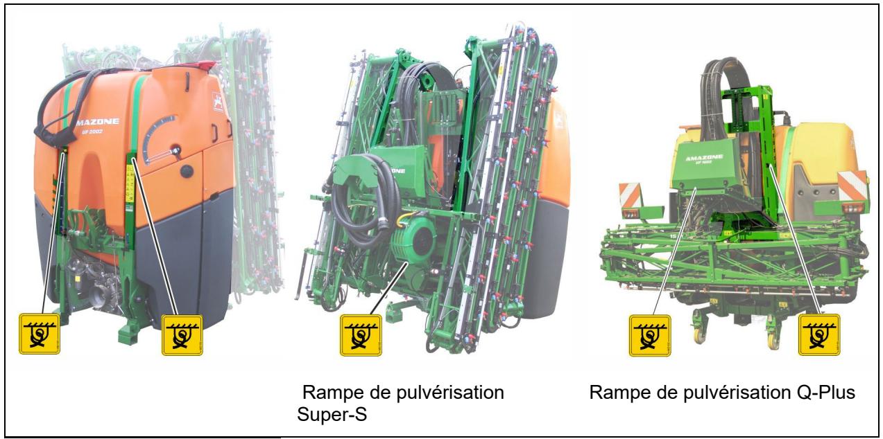 AMAZONE UF 1002 - Arrimage de la machine - 1