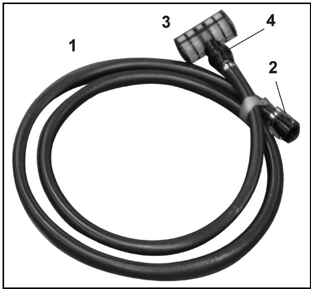 AMAZONE UF 1002 - Flexible d'aspiration pour le remplissage du réservoir de liquide de pulvérisation - 2