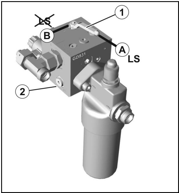 AMAZONE UF 1002 - Régler le système hydraulique - 3