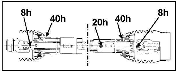 AMAZONE UF 1002 - Lubrifier l'arbre à cardan - 1