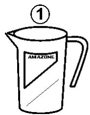 AMAZONE UF 1002 - Contrôlez le pulvérisateur en procédant à un étalonnage - 1