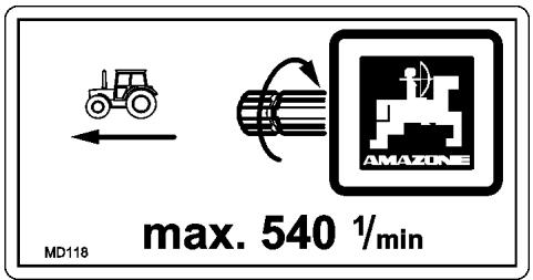 AMAZONE UF 1002 - MD 118 - 1