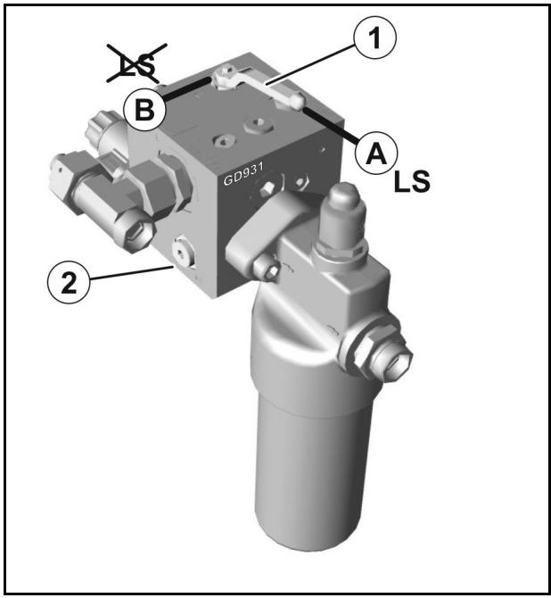 AMAZONE UF 1602 - Régler le système hydraulique - 3