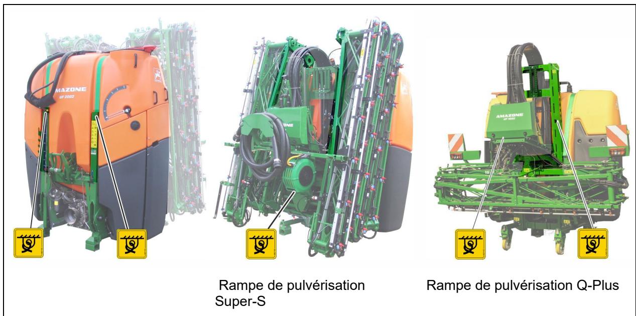 AMAZONE UF 2002 - Arrimage de la machine - 1