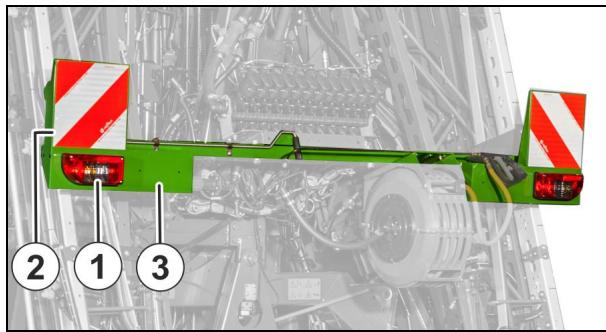 AMAZONE UF 2002 - Éclairage vers l'arrière - 1