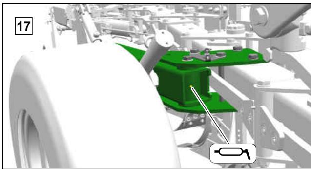 AMAZONE Teres 300 avec roue combinée - toutes les 50 heures de service - 17