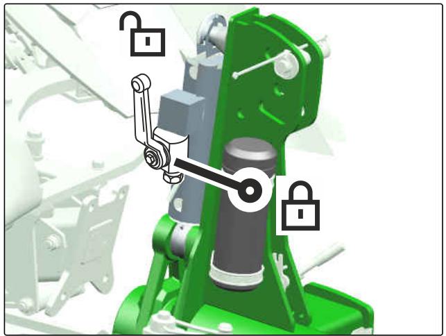 AMAZONE Teres 300 V avec roue combinée - Verrouiller le circuit hydraulique de la roue combinée - 1