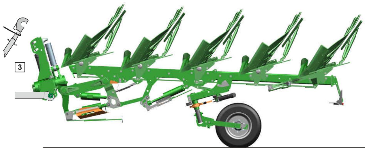 AMAZONE Teres 300 V avec roue combinée - Réglages de la machine - 3