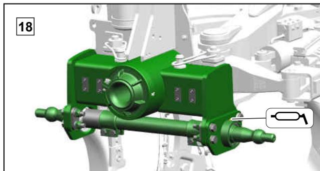AMAZONE Teres 300 V avec roue combinée - toutes les 50 heures de service - 18