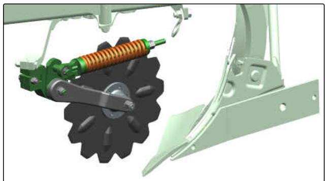 AMAZONE Teres 300 V avec roue combinée - Coute circulaire - 1