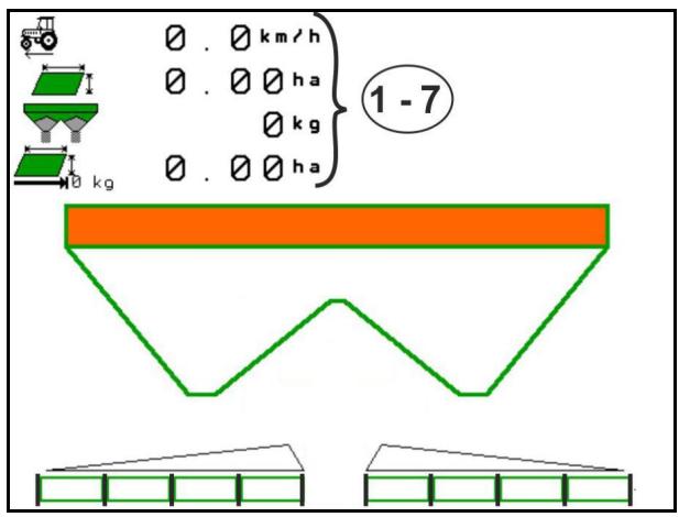 AMAZONE Software ISOBUS pour ZA-TS / ZG-TS - Configurer l'affichage multifonctions - 1