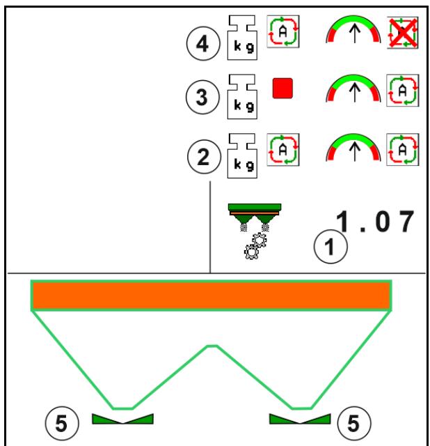 AMAZONE Software ISOBUS pour ZA-TS / ZG-TS - Étaliennage en ligne avec mesure du couple de rotation (FlowControl et balance) - 2