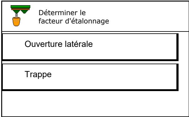 AMAZONE Software ISOBUS pour ZA-TS / ZG-TS - Détérminer le facteur d'étabonnage d'engrais avec la machine à l'arrêt - 2