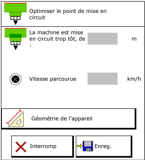 AMAZONE Software ISOBUS pour ZA-V - Enregistrer le réglage ou - 1