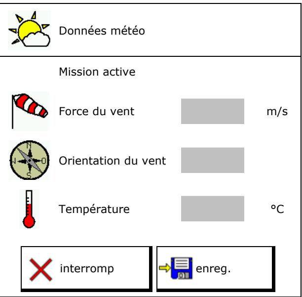 AMAZONE Software ISOBUS pour ZA-V - Documentation météo - 2
