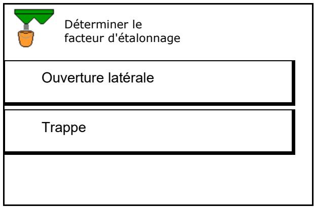 AMAZONE Software ISOBUS pour ZA-V - Détérminer le facteur d'étaconnage d'engrais avec la machine à l'arrêt - 2