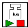 AMAZONE Software ISOBUS pour ZA-V - Épandeur avec système de pesée :Étalonner l'engrais - 1