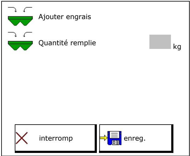 AMAZONE Software ISOBUS pour ZA-V - Ajouter de l'engrais - 1