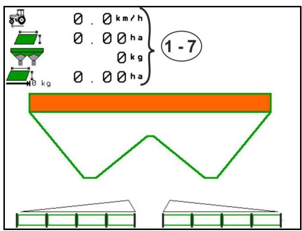AMAZONE Software ISOBUS pour ZA-V - Configurer l'affichage multifonctions - 1